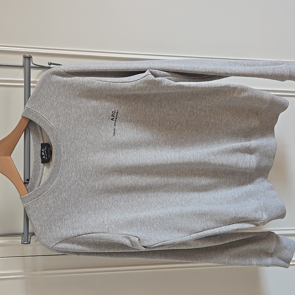 APC Gray Sweatshirt Medium (Like New Condition)